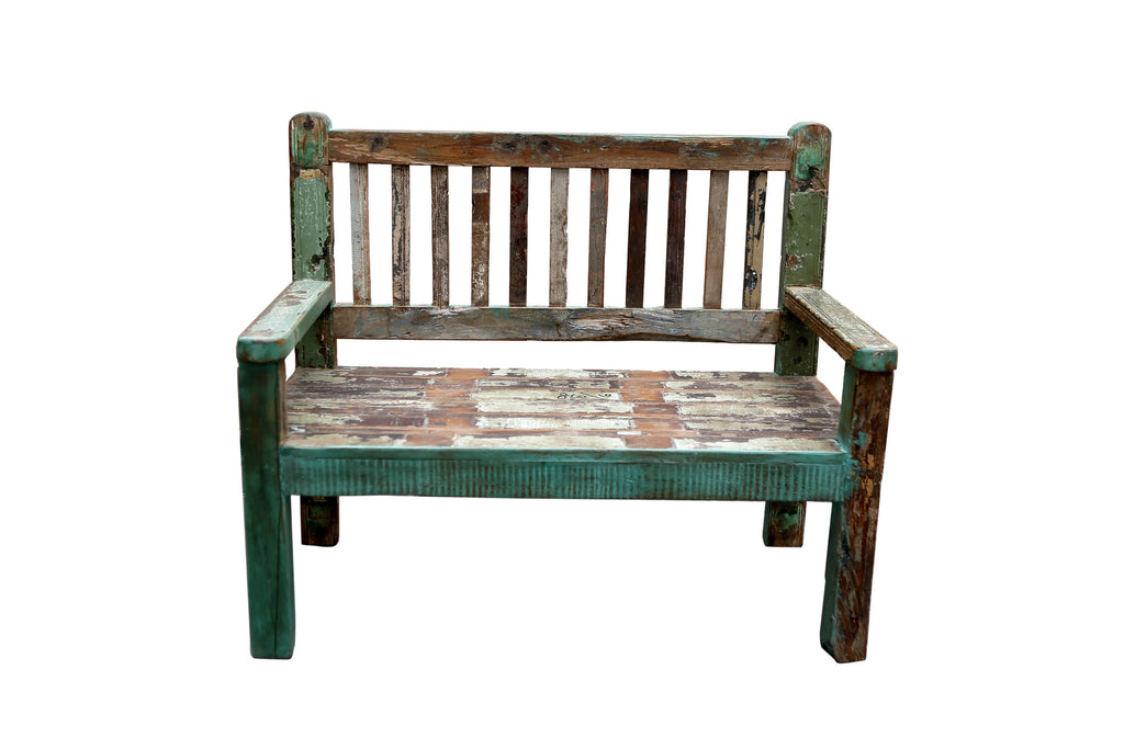 Multicolor Petite Patio Bench