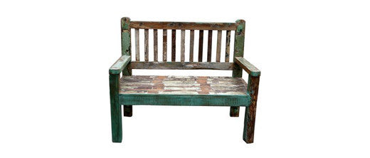 Multicolor Petite Patio Bench