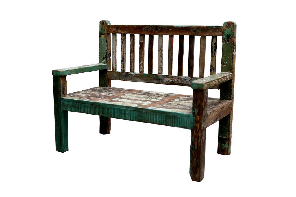 Multicolor Petite Patio Bench