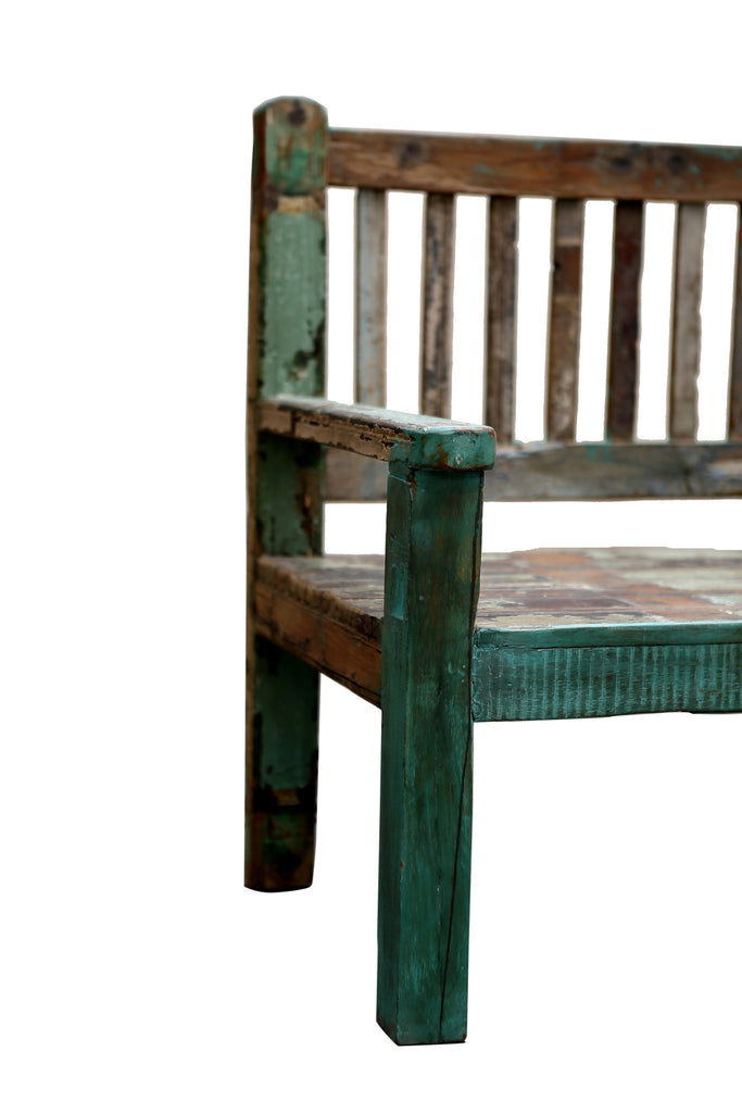 Multicolor Petite Patio Bench