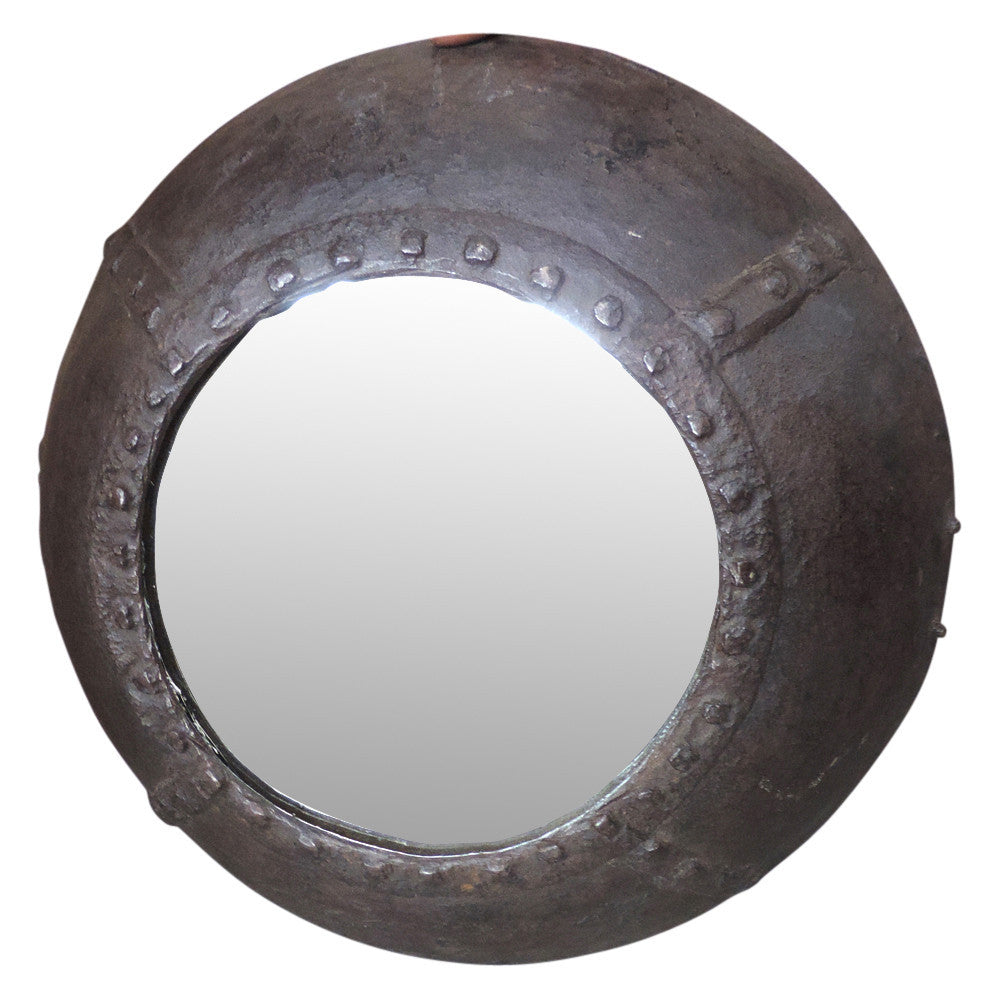 Round Iron Kadai Mirror