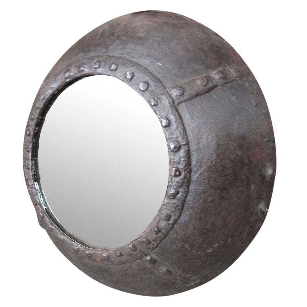 Round Iron Kadai Mirror