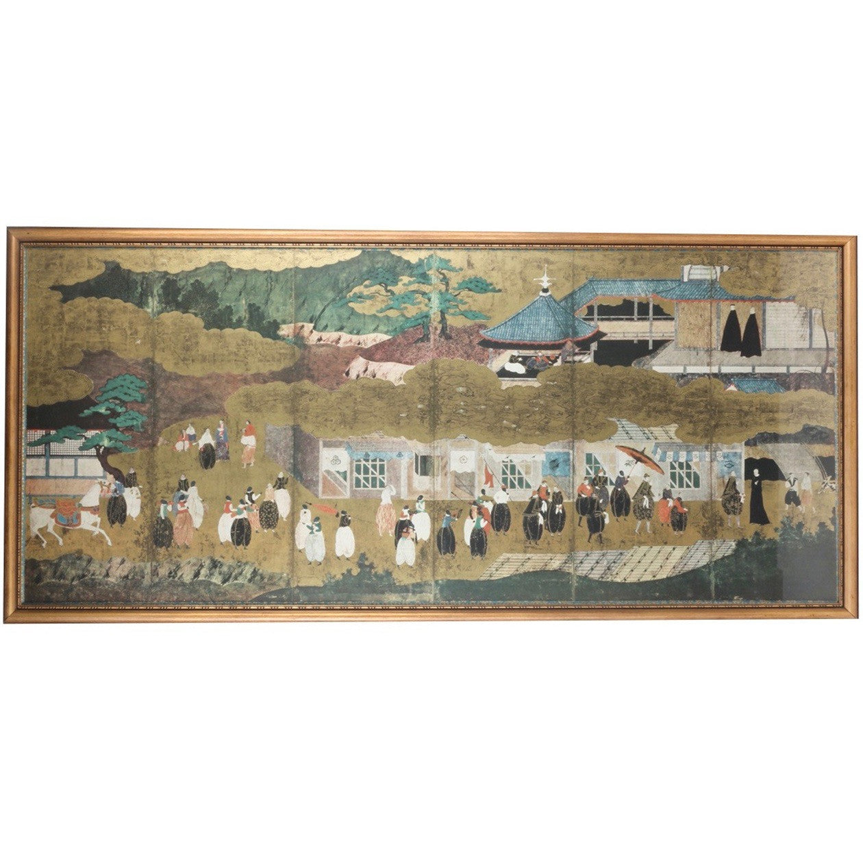 Gilded Japanese Framed Print