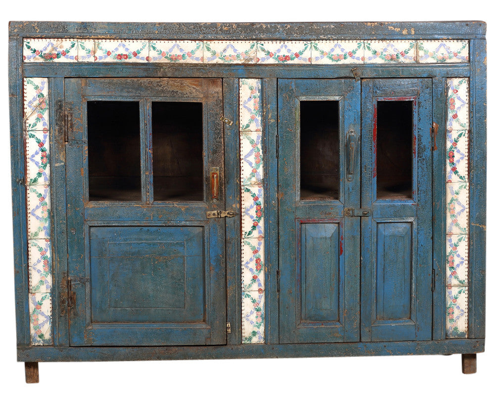 Blue Colonial Tile Sideboard