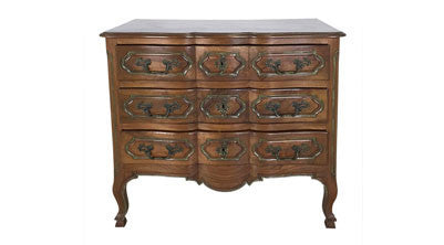 French Louis XV Style Walnut Dresser
