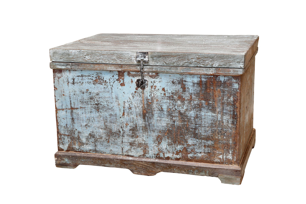 Aged Blue Vintage Box