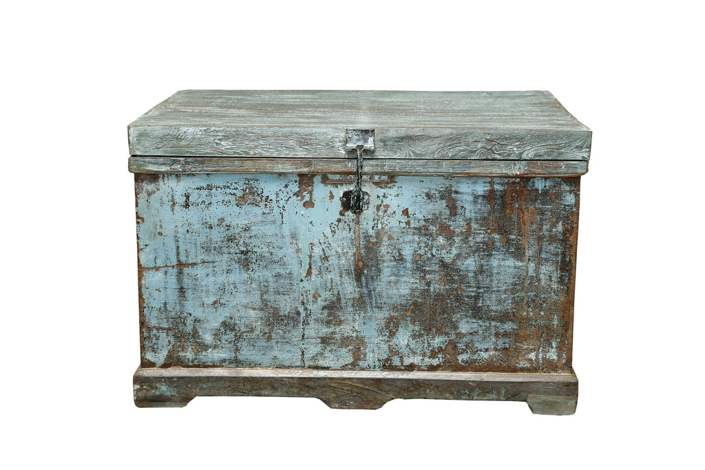 Aged Blue Vintage Box