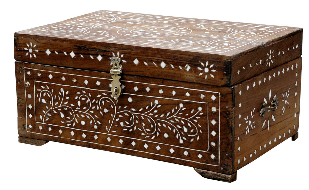 Petite Anglo Indian Bone Inlay Box II