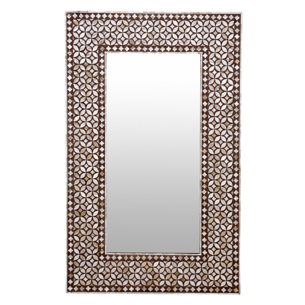 Mother Of Pearl Inlaid Body Mirror