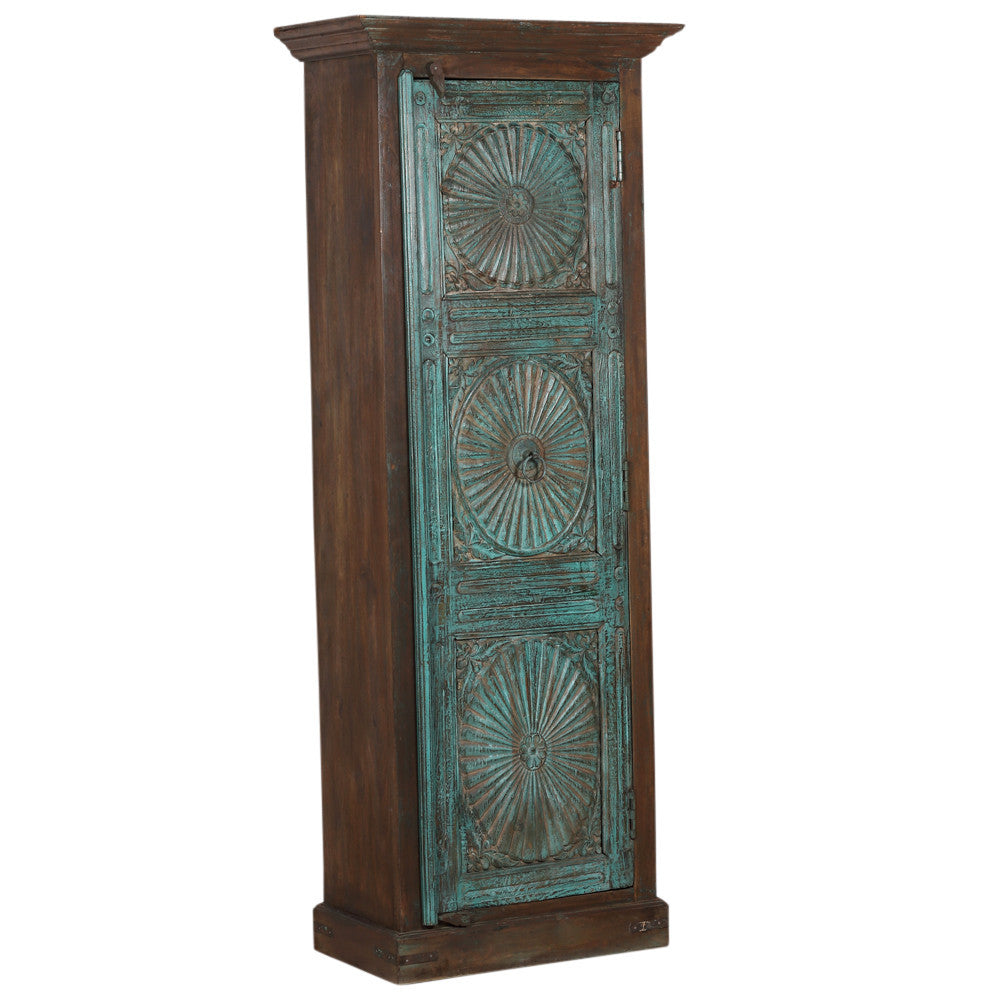 Tall Sunburst Cabinet