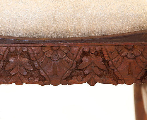 Anglo Indian Peacock Chairs, Pair