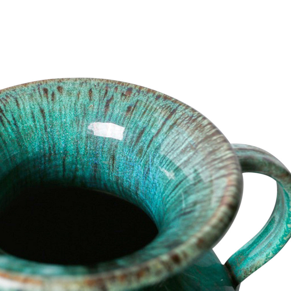 Magnificent Turquoise Galloway Vase