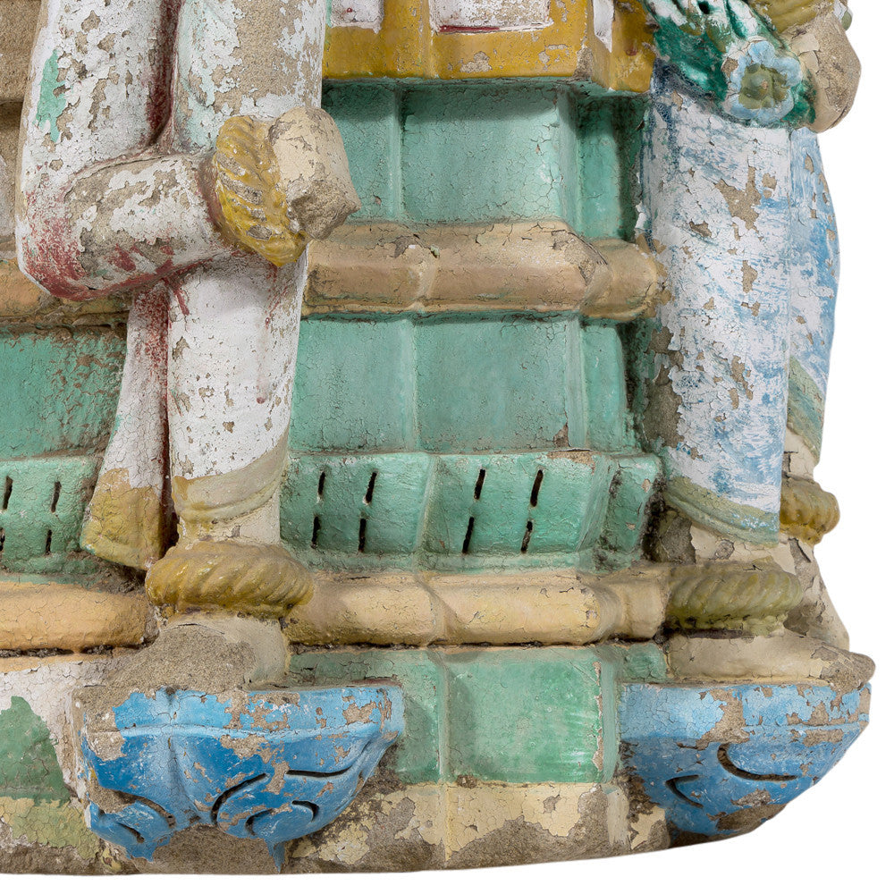 18th Century Stone Temple Pillar