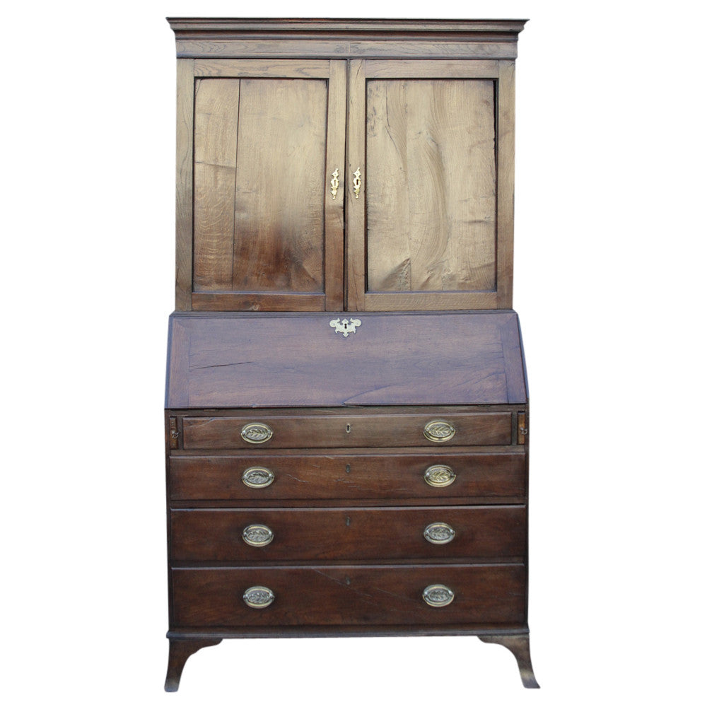 18th Century English Oak Secretary
