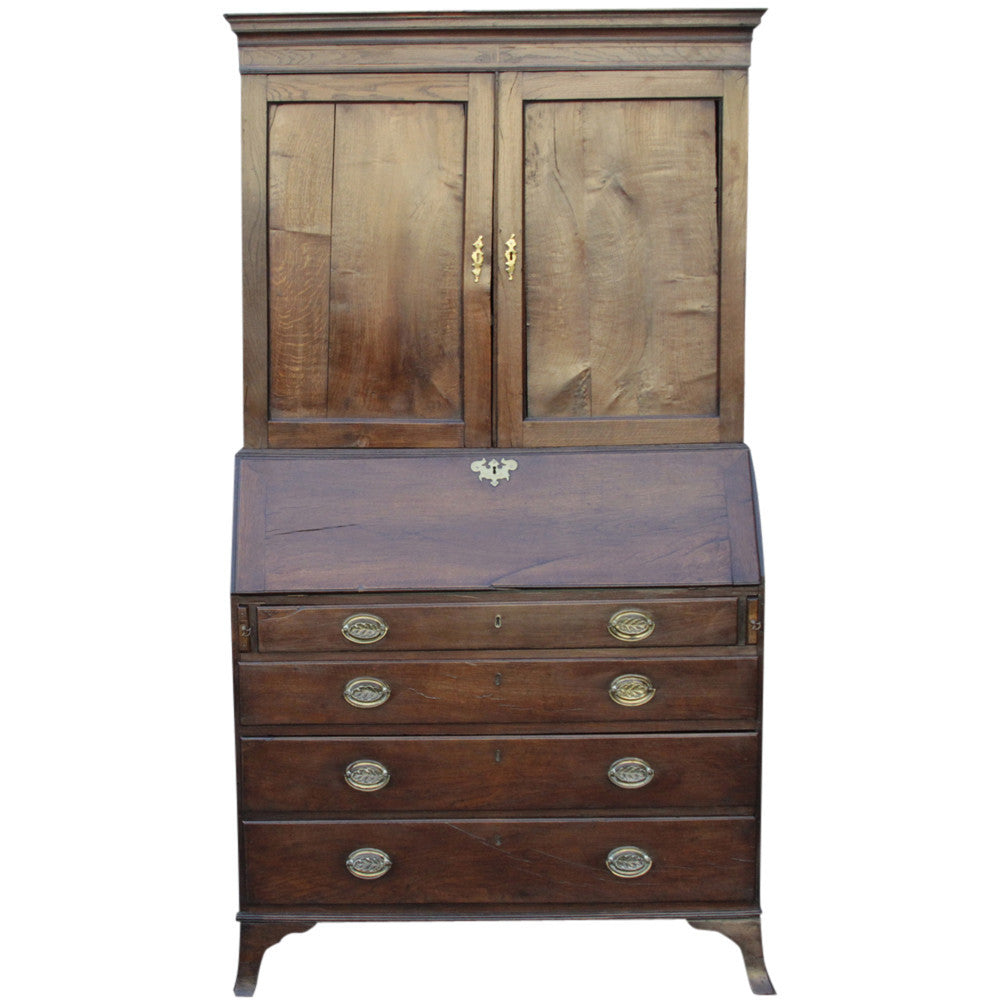18th Century English Oak Secretary