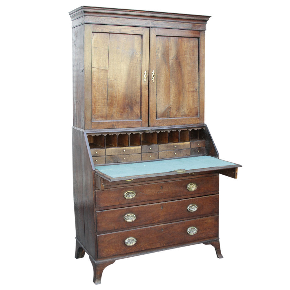18th Century English Oak Secretary