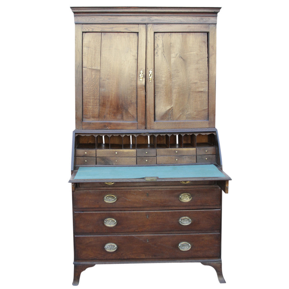 18th Century English Oak Secretary