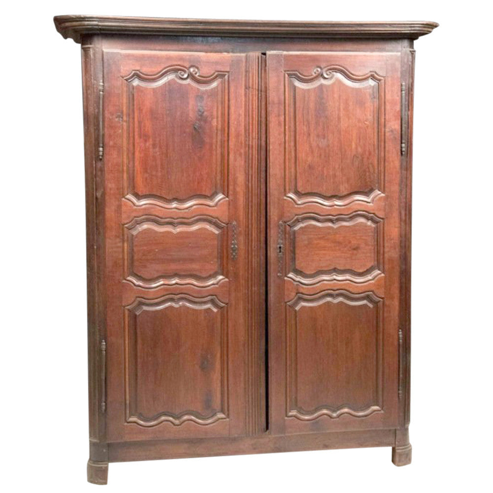 18th Century French Walnut Armoire