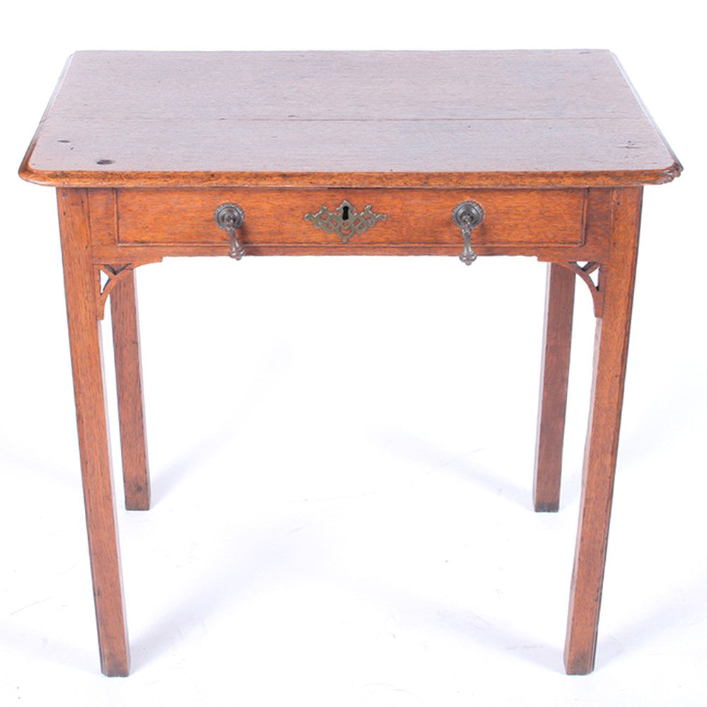 19th Century English Oak Side Table