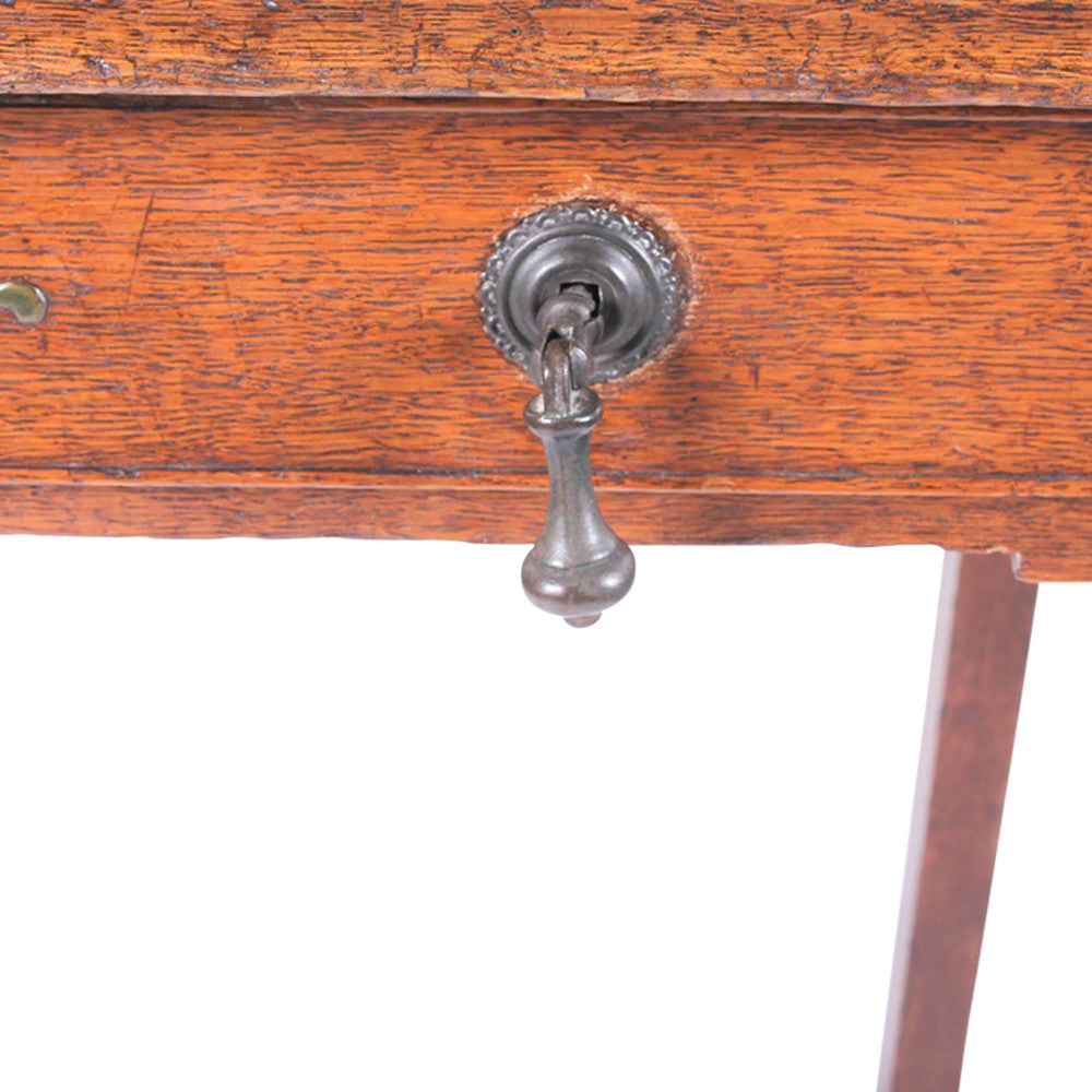 19th Century English Oak Side Table