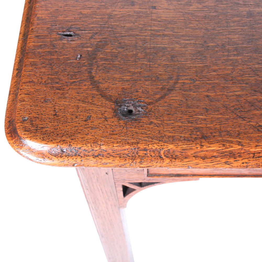 19th Century English Oak Side Table