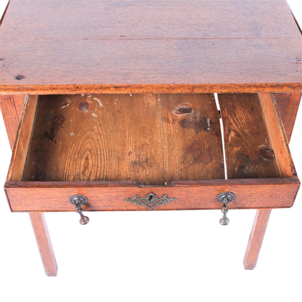 19th Century English Oak Side Table