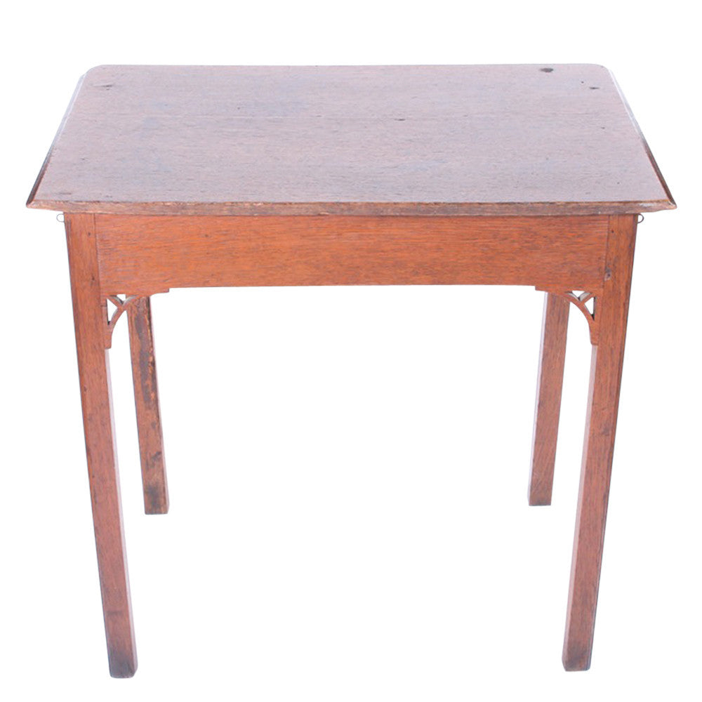 19th Century English Oak Side Table