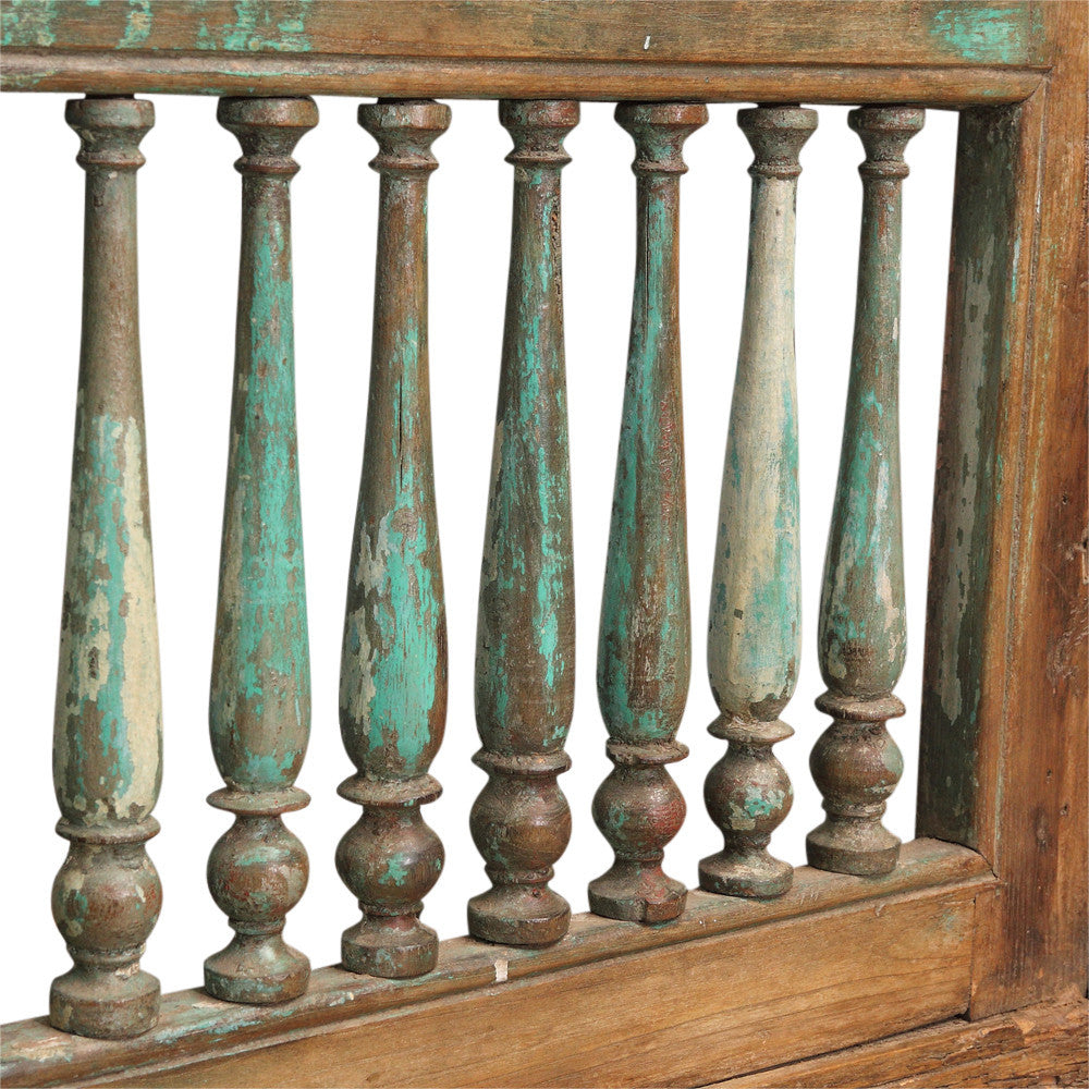 19th Century Spindle Haveli Mirror