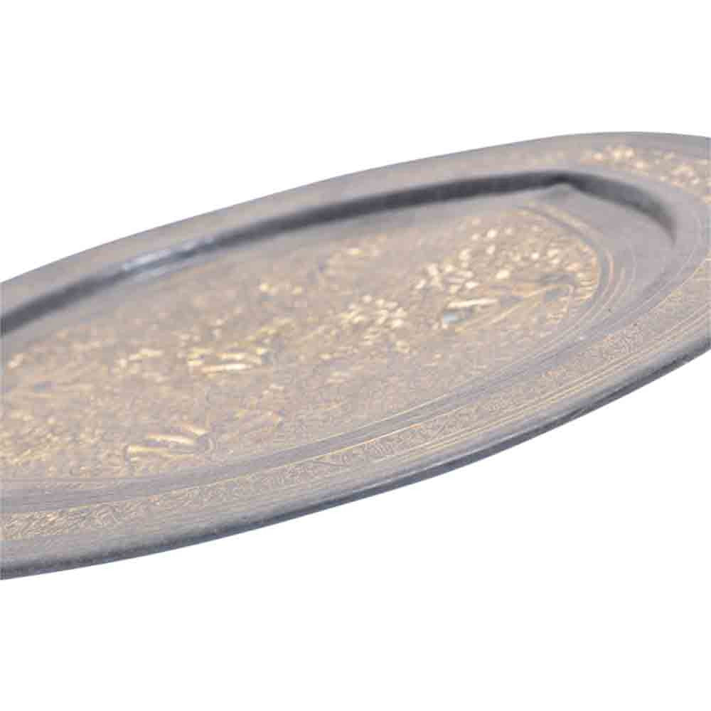 Indo Persian Brass Etched Wine Set