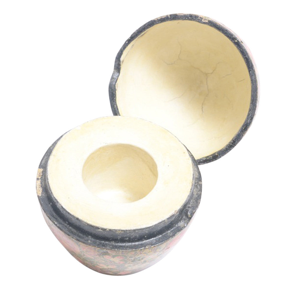 Floral Oval Kashmiri Hand Painted Box