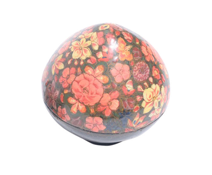 Floral Tear Drop Kashmiri Hand Painted Box