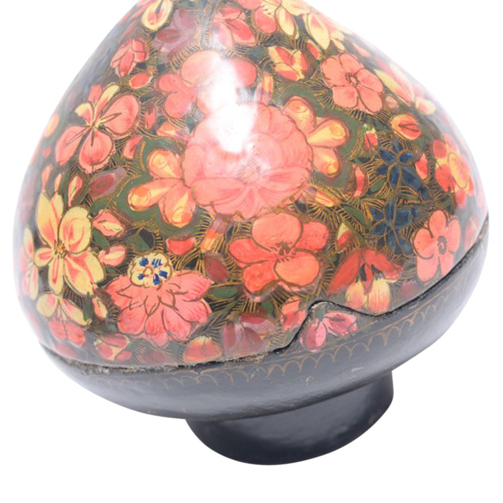 Floral Tear Drop Kashmiri Hand Painted Box