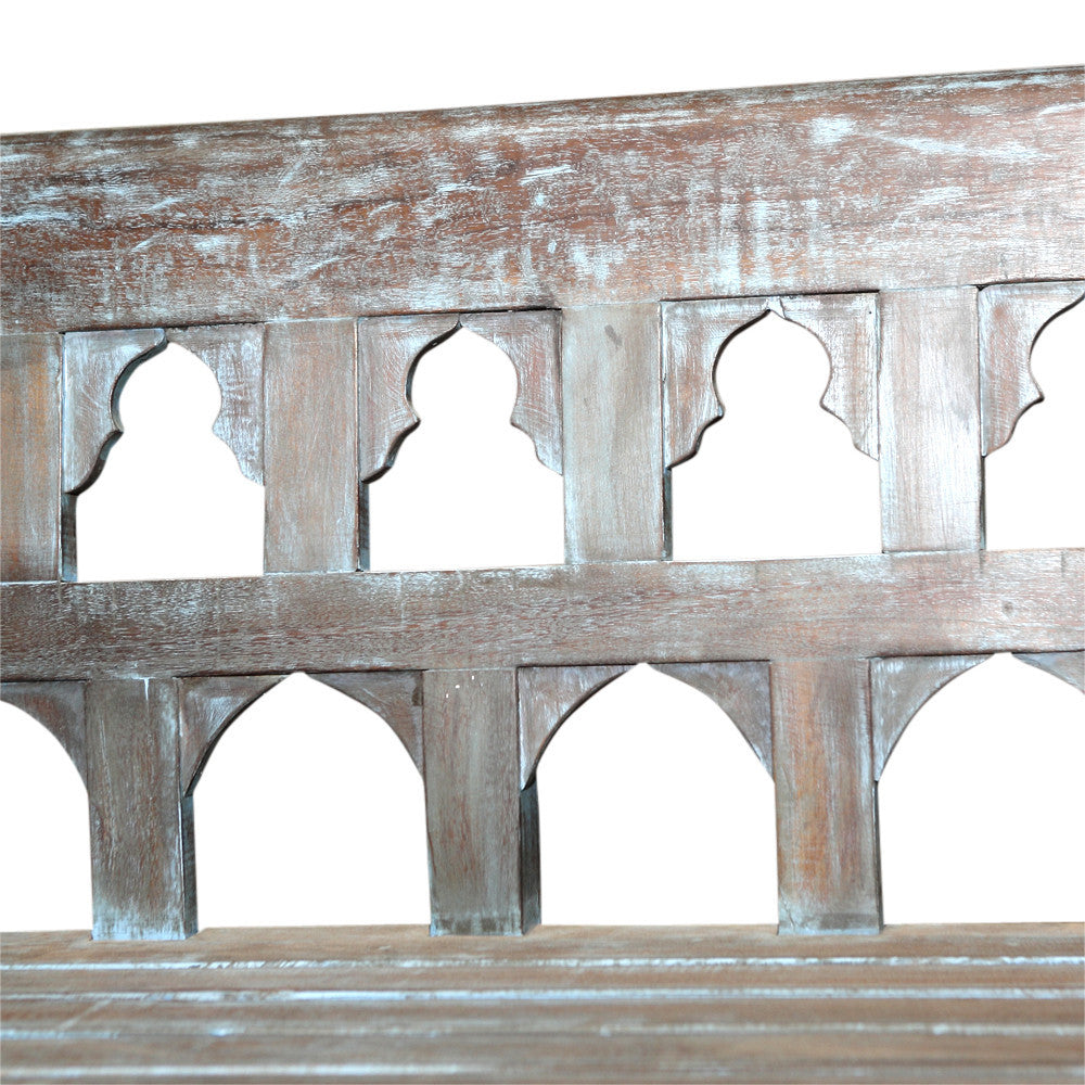 Raj Blue Mudejar Bench
