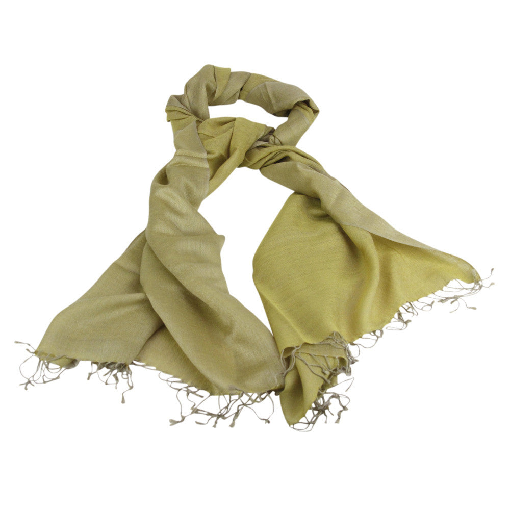 Chartreuse Pashmin Woolen Shawl
