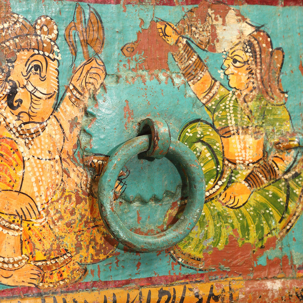 Folk Turquoise Mandawa Door