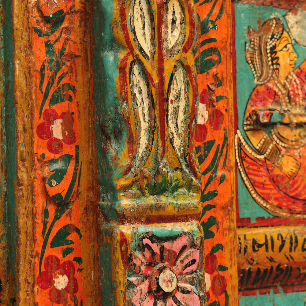 Folk Turquoise Mandawa Door