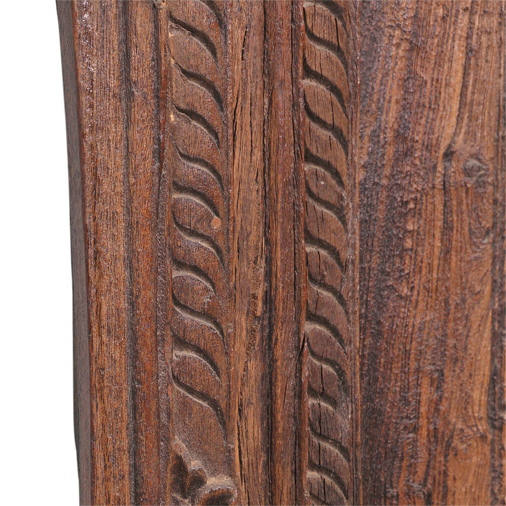 Antique Indian Jharoka Carved Mirror