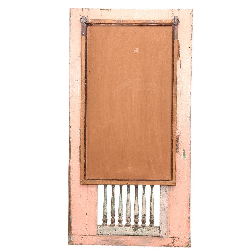 19th Century Spindle Haveli Mirror