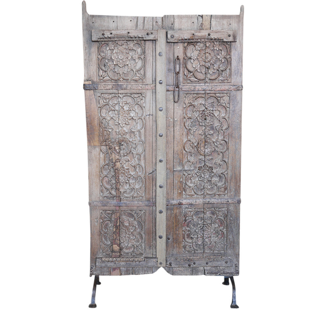 Anglo Indian Floral Door W/ Stand