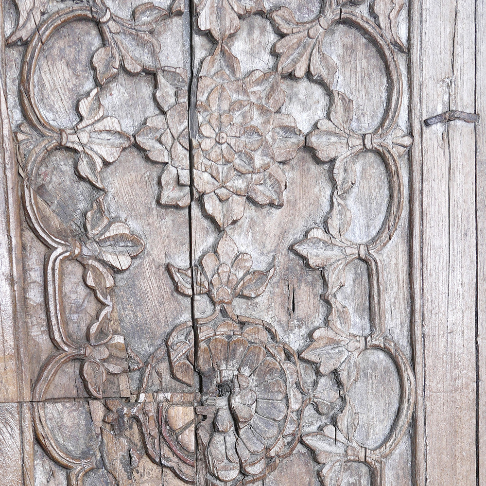Anglo Indian Floral Door W/ Stand