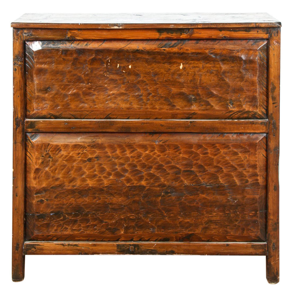 19th Century Painted Monastery Cabinet