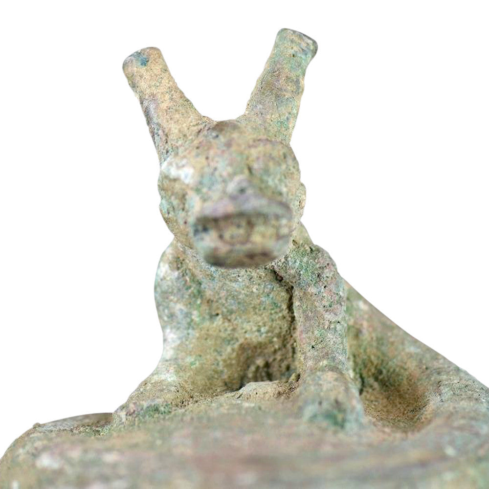 Antique Bronze Verdigris Container