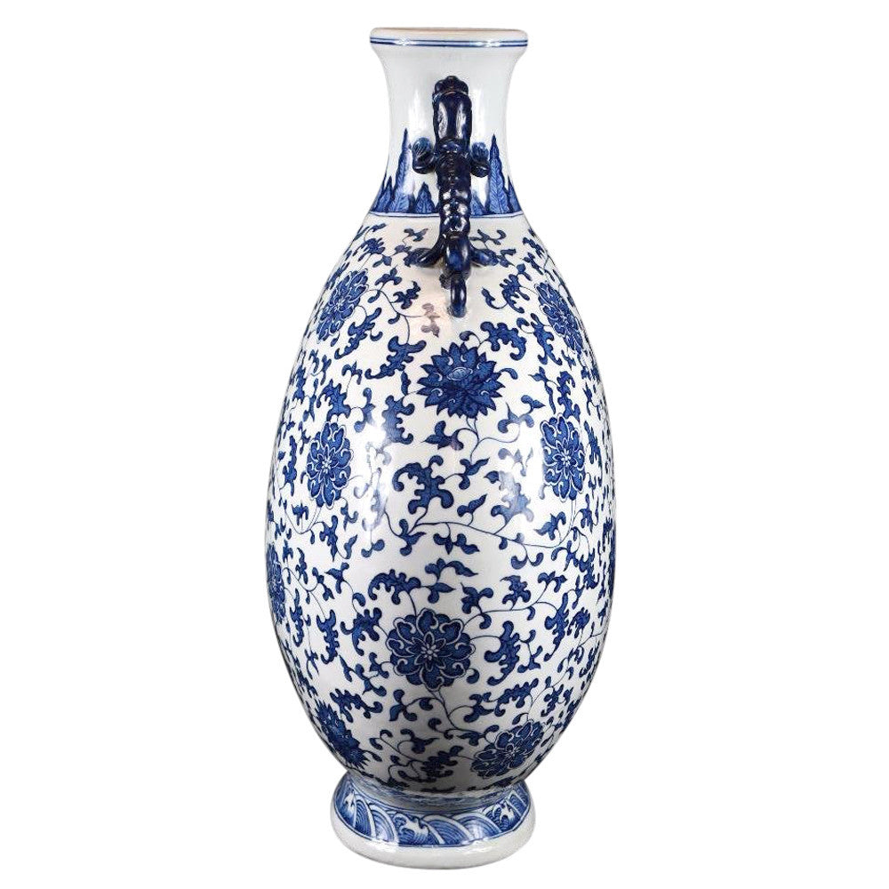 Large Moonflask Dragon Vase