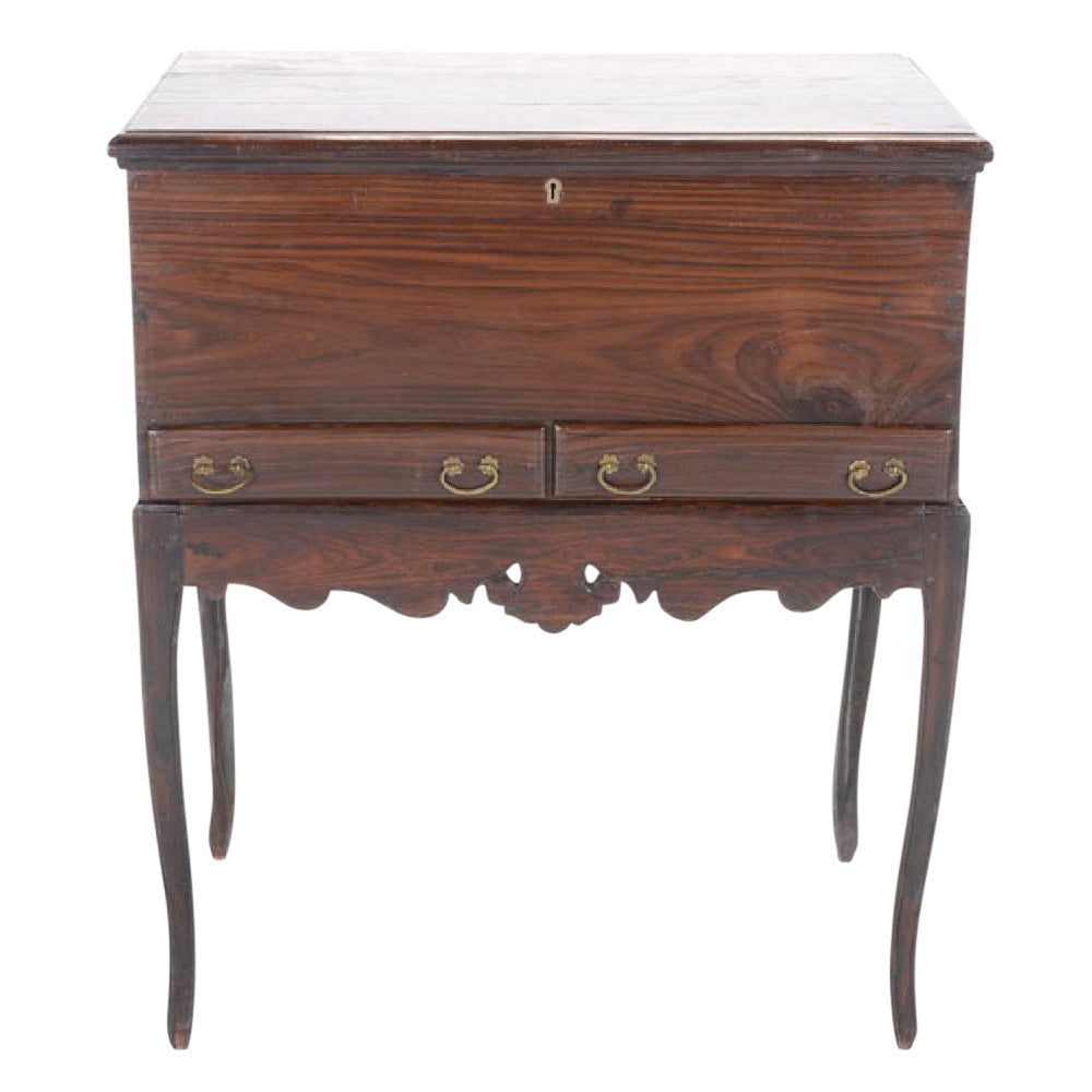 Rosewood Dutch Colonial Trunk On Stand