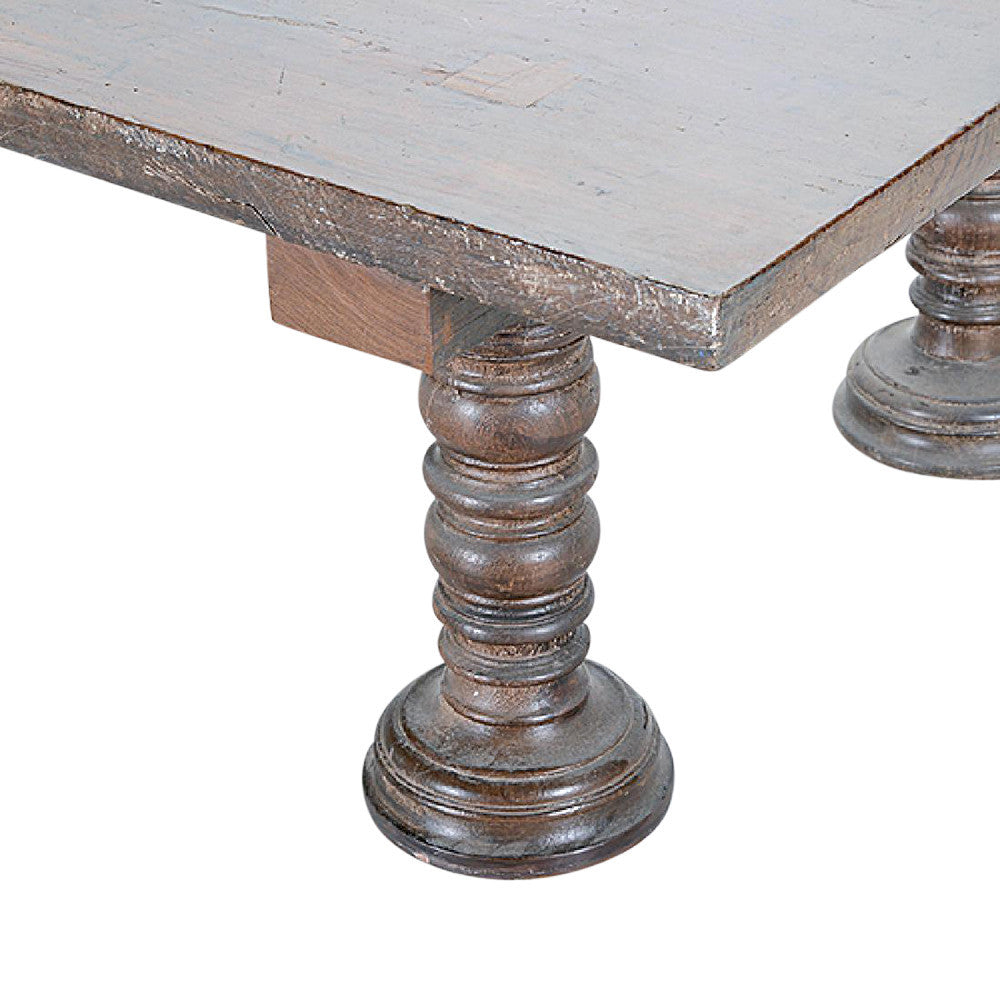 Early 20th Century Thick Top Bed Coffee Table