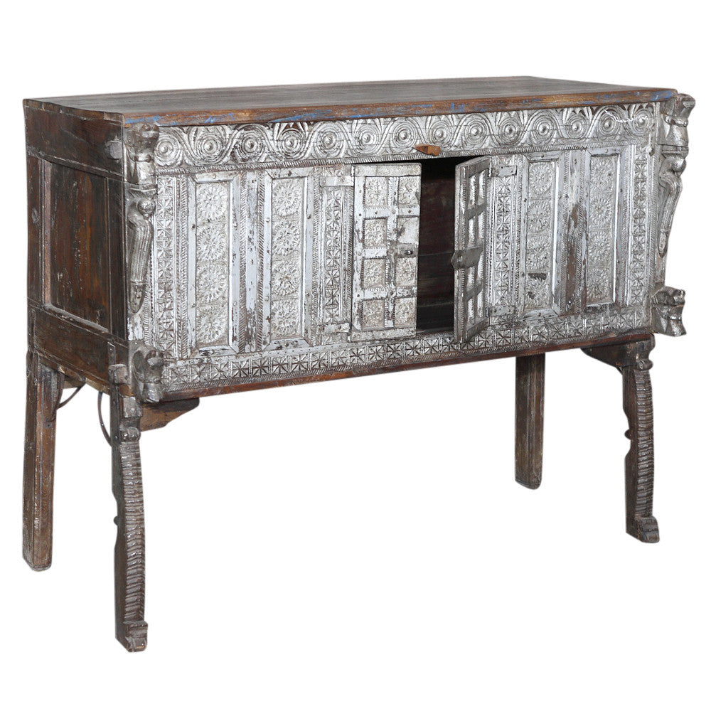 Silver Tribal Damachiya Console