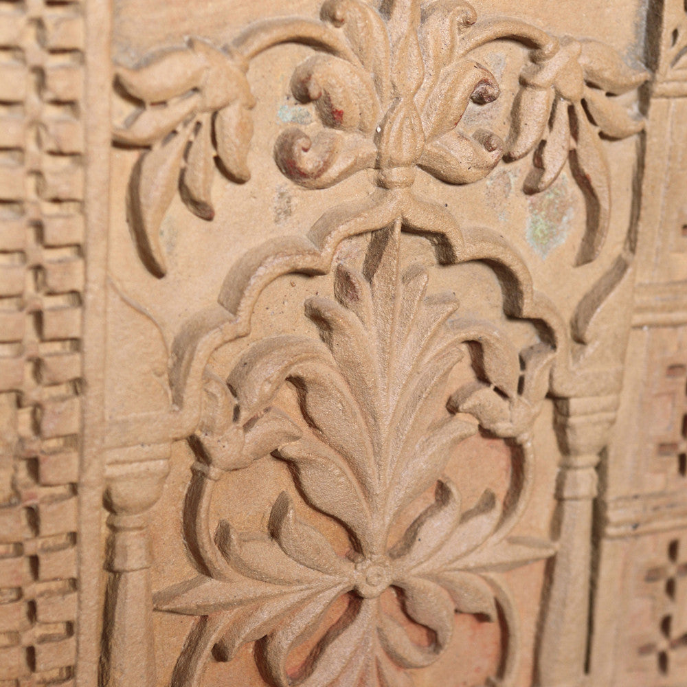 Lovely Original Stone Plaque On Stand
