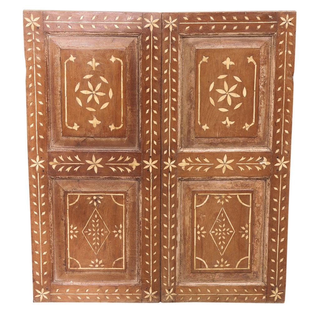 Small Anglo Indian Bone Inlay Window