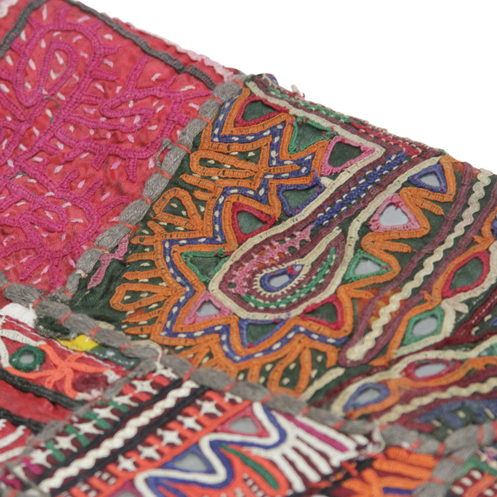 Antique Embroidered Bugachi Tapestry