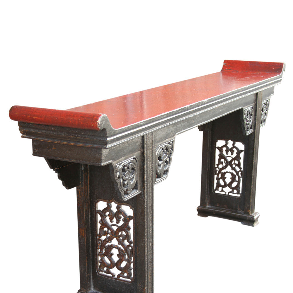 Antique Lacquered Altar Table